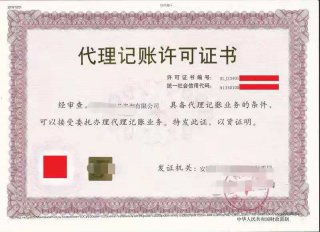 海南/?？?三亞代理記賬許可證